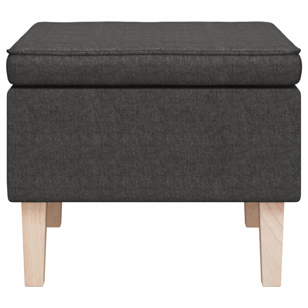Kruk met houten poten stof donkergrijs is nu te koop bij PeponiXL, paradijselijk wonen!