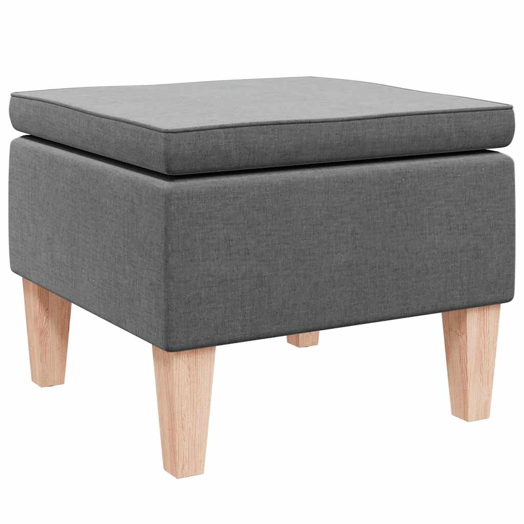 Kruk met houten poten stof donkergrijs is nu te koop bij PeponiXL, paradijselijk wonen!