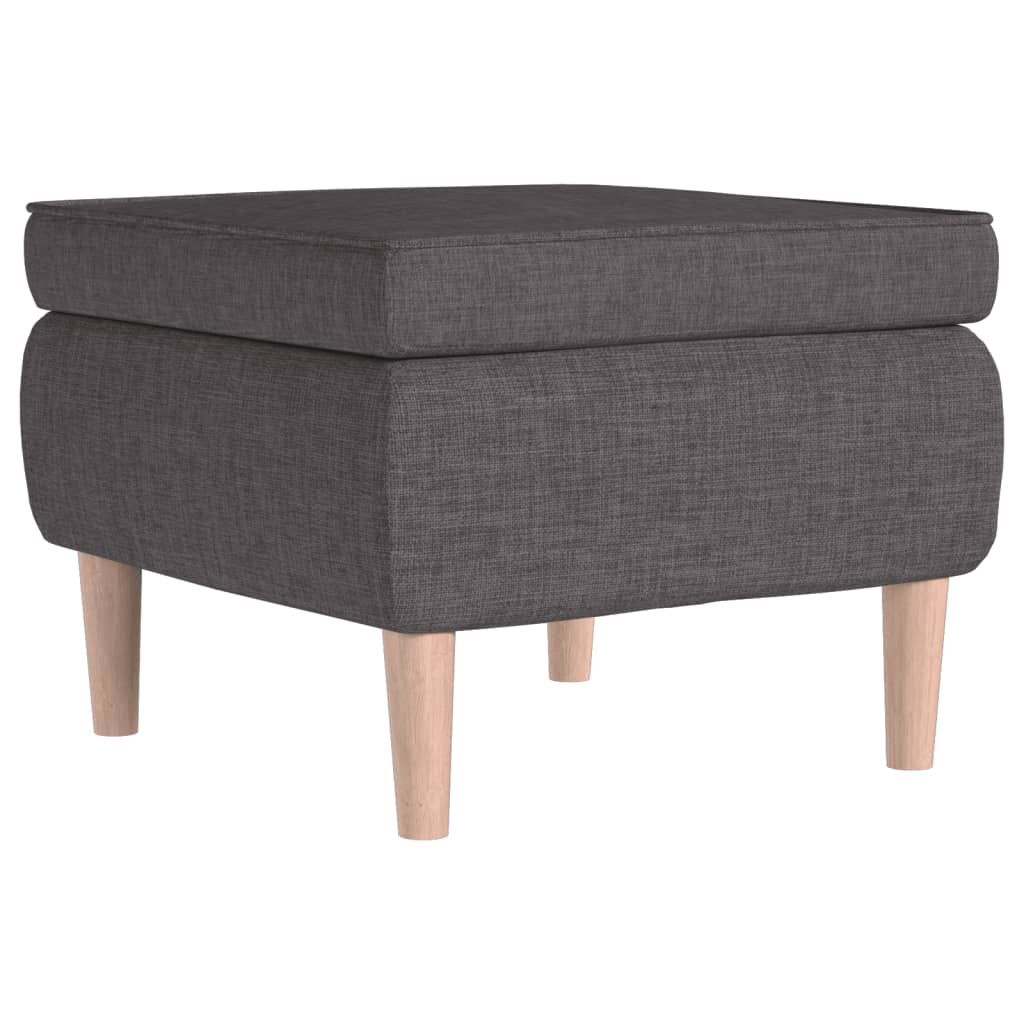 Kruk met houten poten stof donkergrijs is nu te koop bij PeponiXL, paradijselijk wonen!