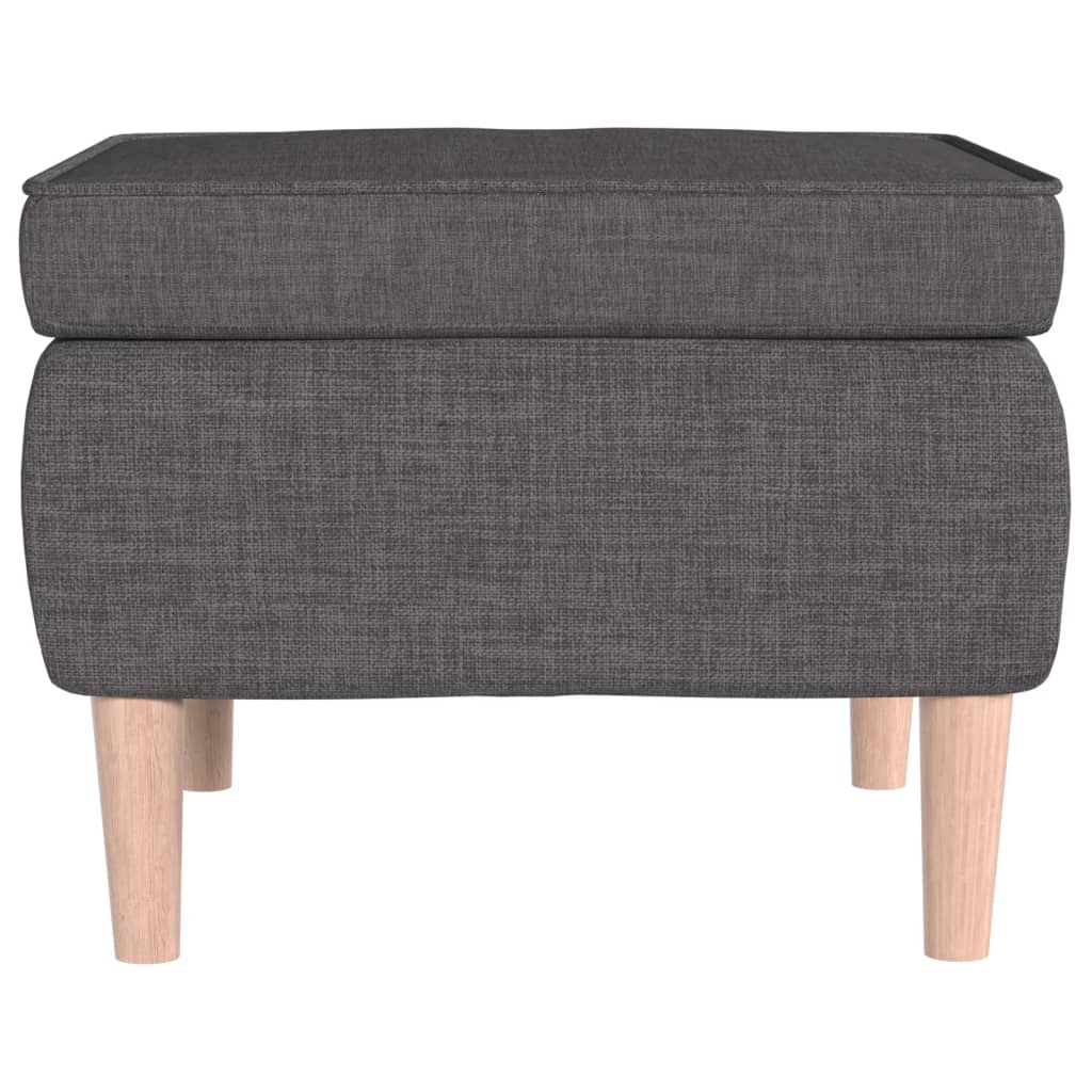Kruk met houten poten stof donkergrijs is nu te koop bij PeponiXL, paradijselijk wonen!