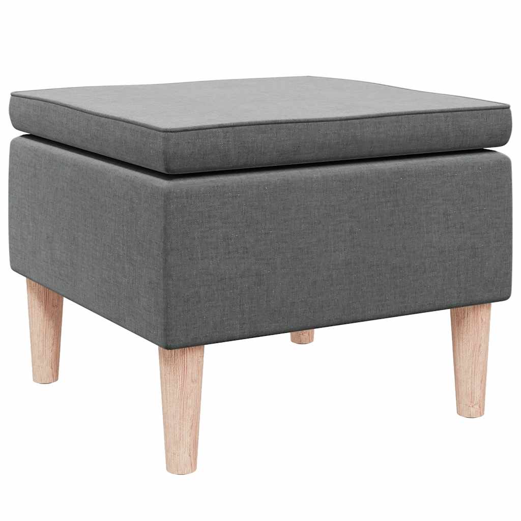 Kruk met houten poten stof donkergrijs is nu te koop bij PeponiXL, paradijselijk wonen!