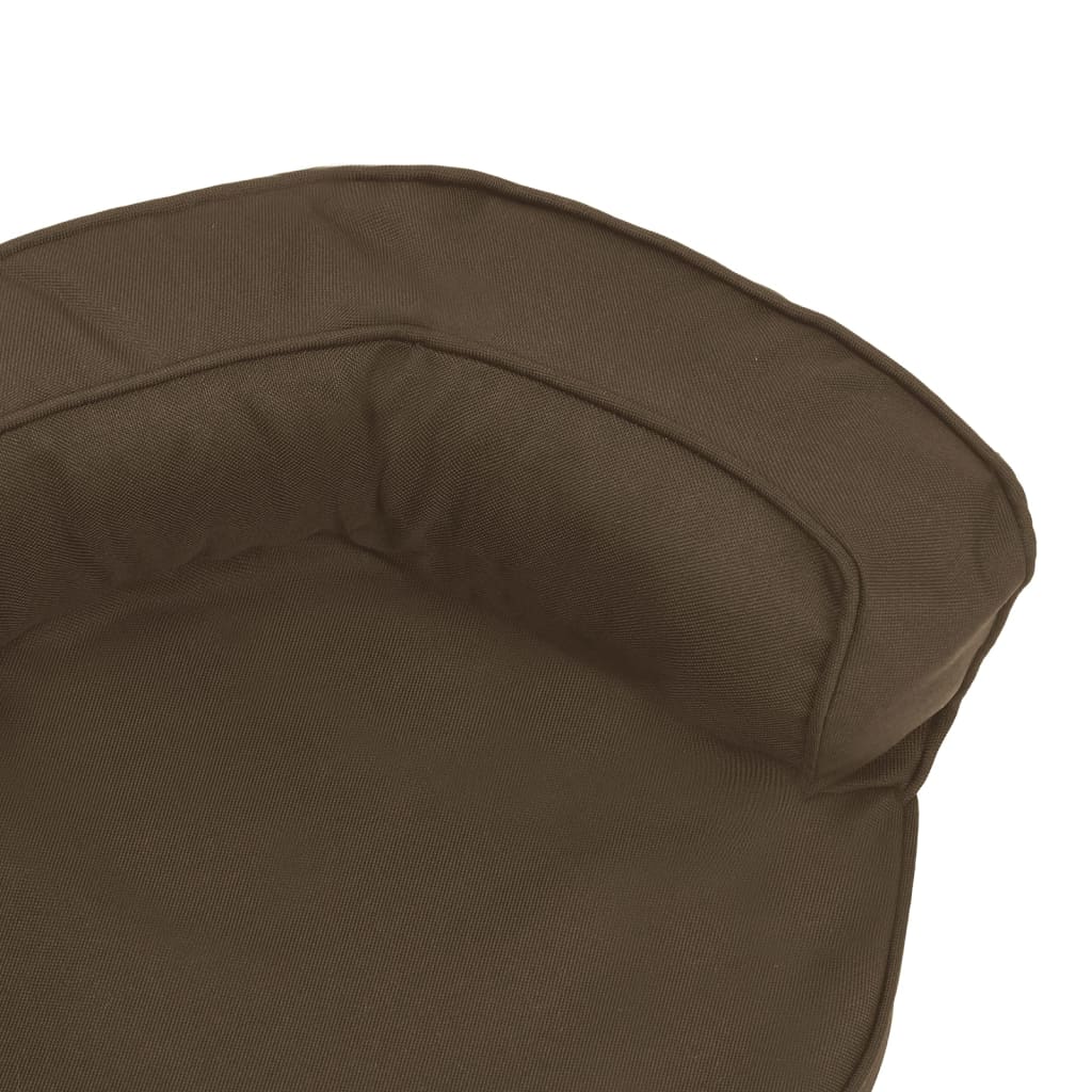 Hondenbed ergonomisch linnen-look 60x42 cm bruin is nu te koop bij PeponiXL, paradijselijk wonen!
