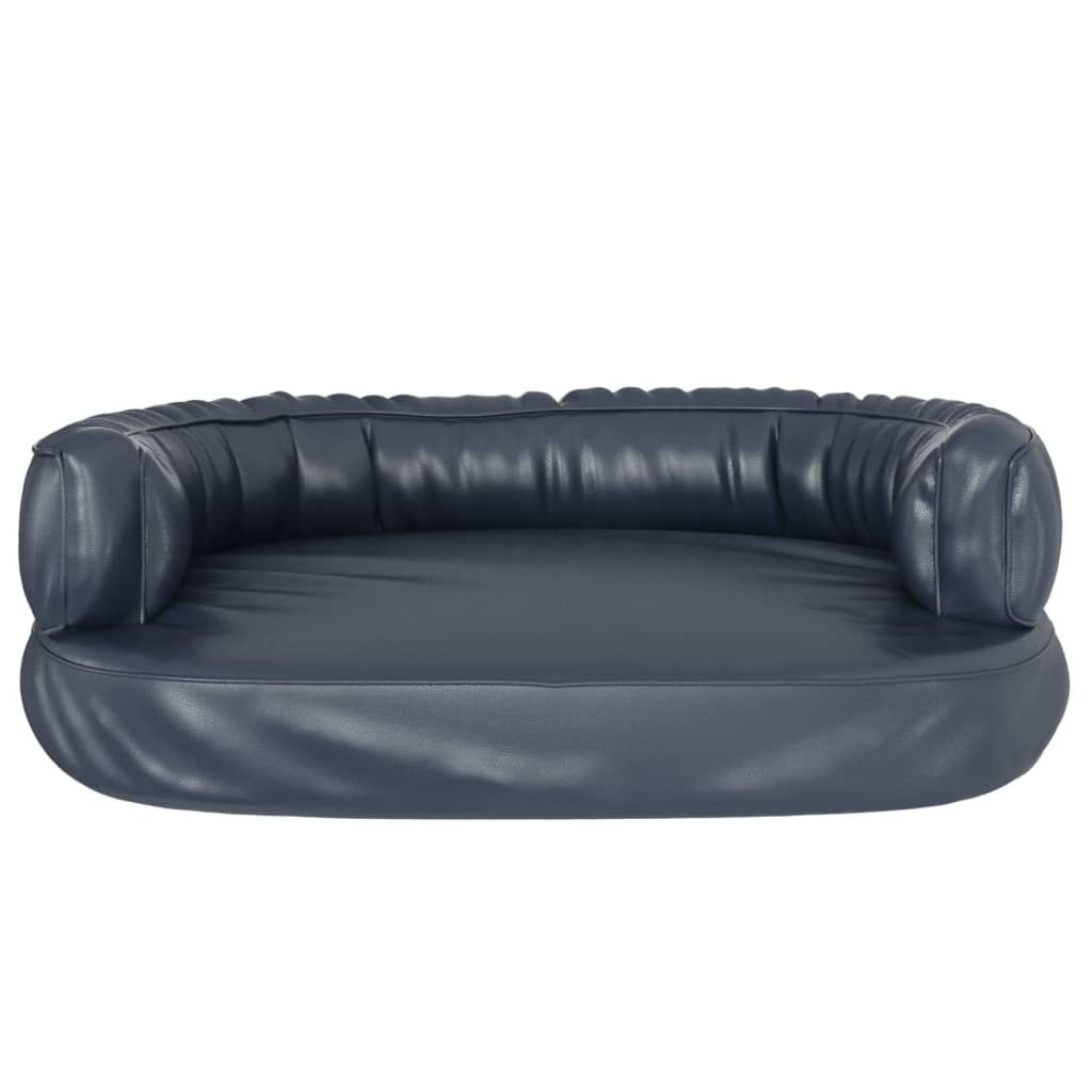 Hondenmand ergonomisch schuim 60x42 cm kunstleer donkerblauw is nu te koop bij PeponiXL, paradijselijk wonen!