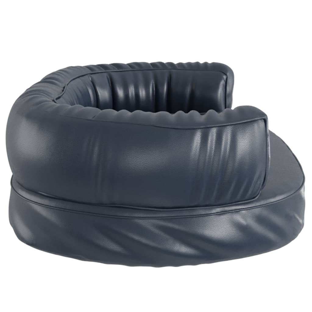 Hondenmand ergonomisch schuim 60x42 cm kunstleer donkerblauw is nu te koop bij PeponiXL, paradijselijk wonen!