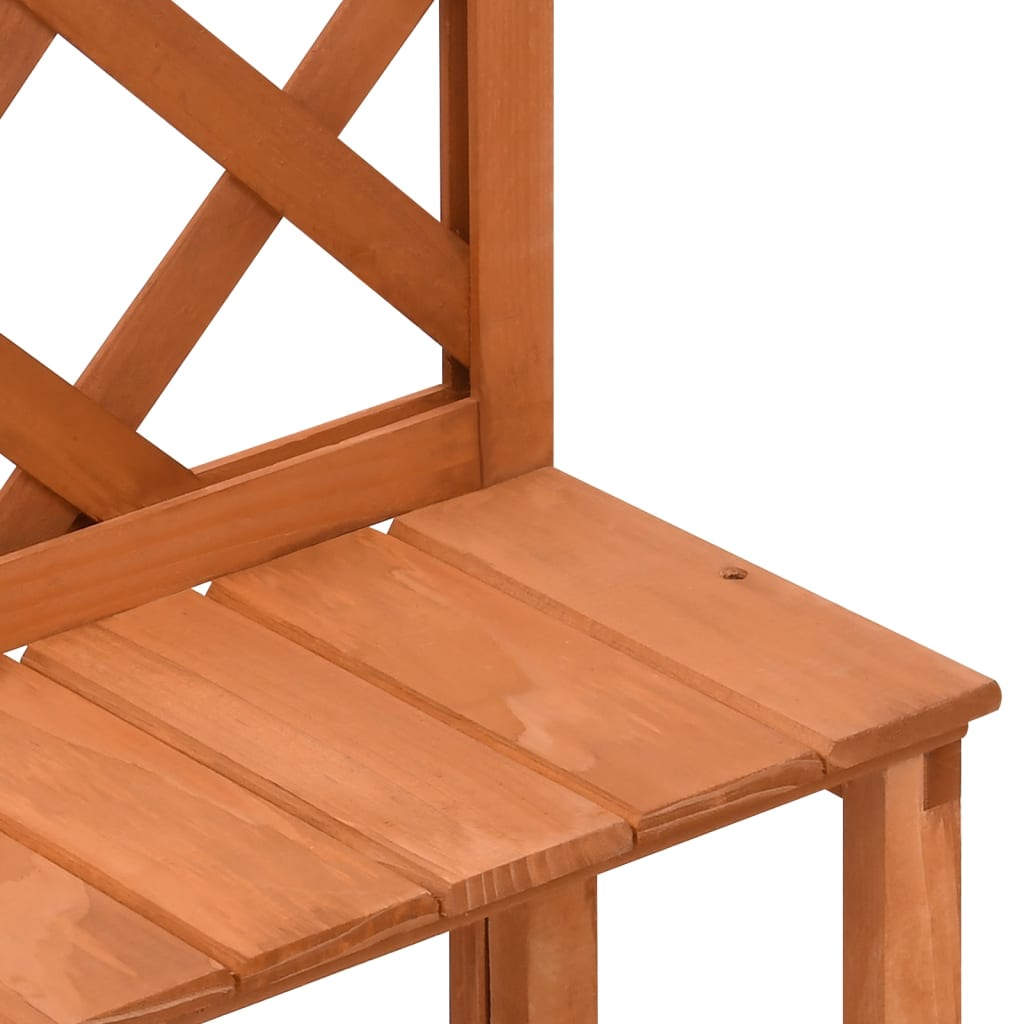 Plantenrek met latwerk 70x42x115 cm massief vurenhout is nu te koop bij PeponiXL, paradijselijk wonen!