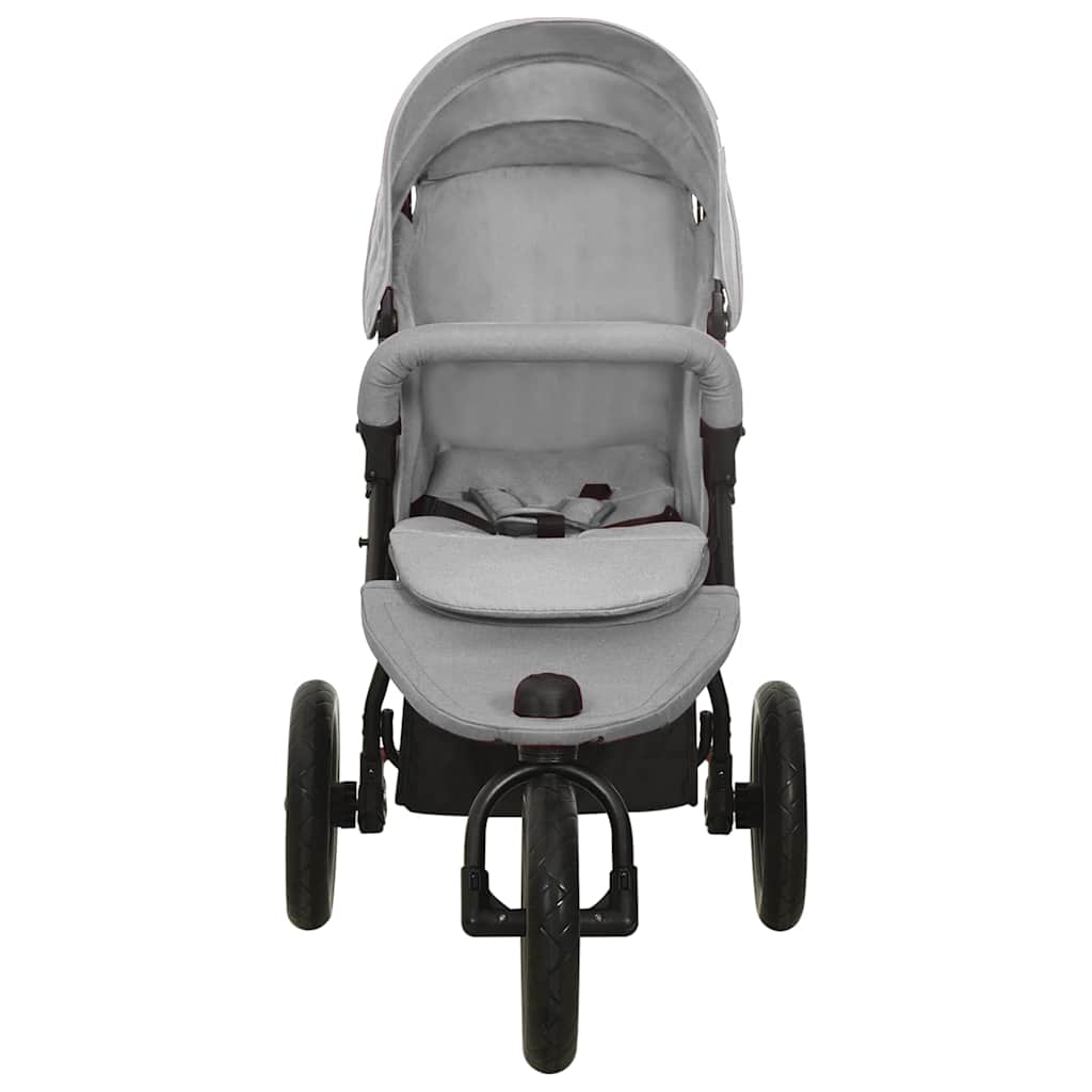 Kinderwagen staal lichtgrijs is nu te koop bij PeponiXL, paradijselijk wonen!