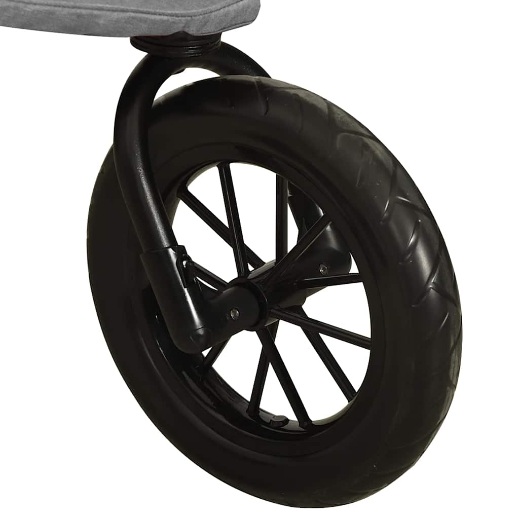 Kinderwagen staal lichtgrijs is nu te koop bij PeponiXL, paradijselijk wonen!