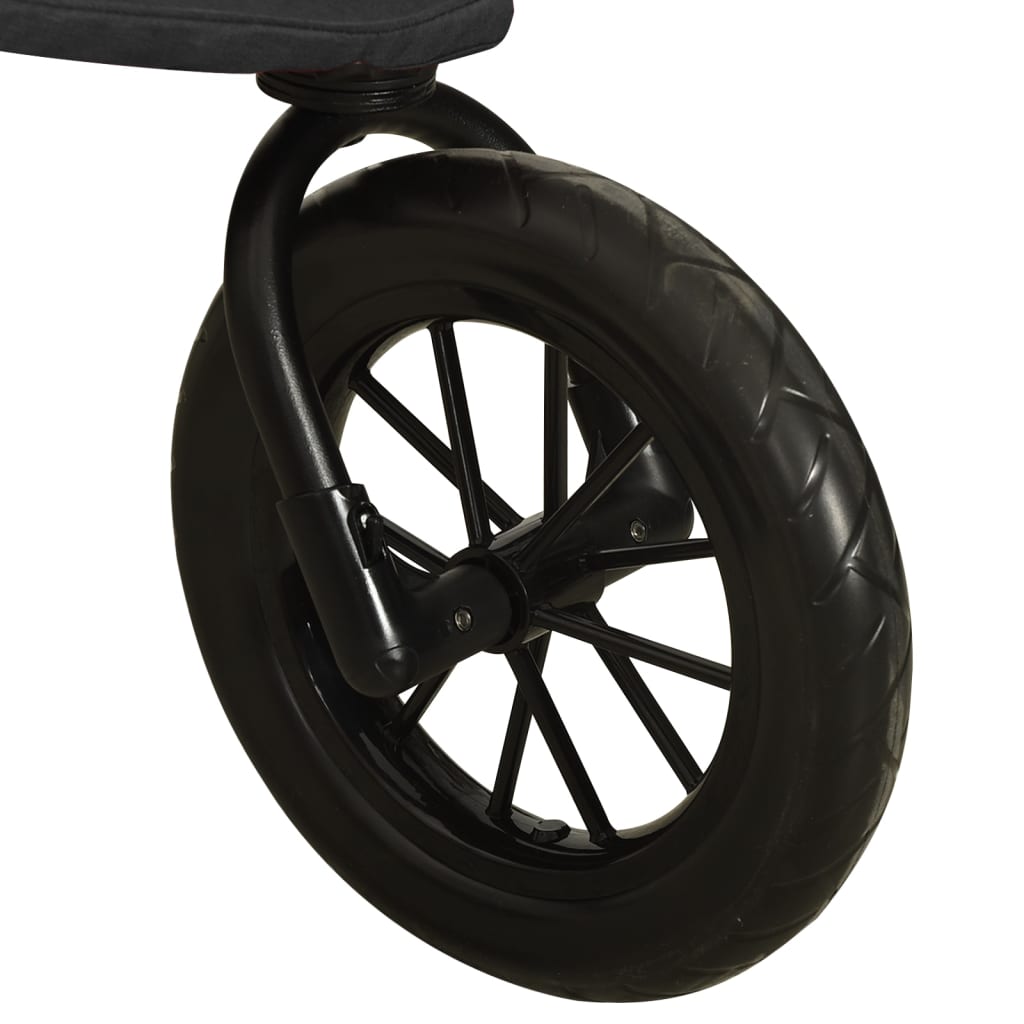 Kinderwagen staal antracietkleurig is nu te koop bij PeponiXL, paradijselijk wonen!