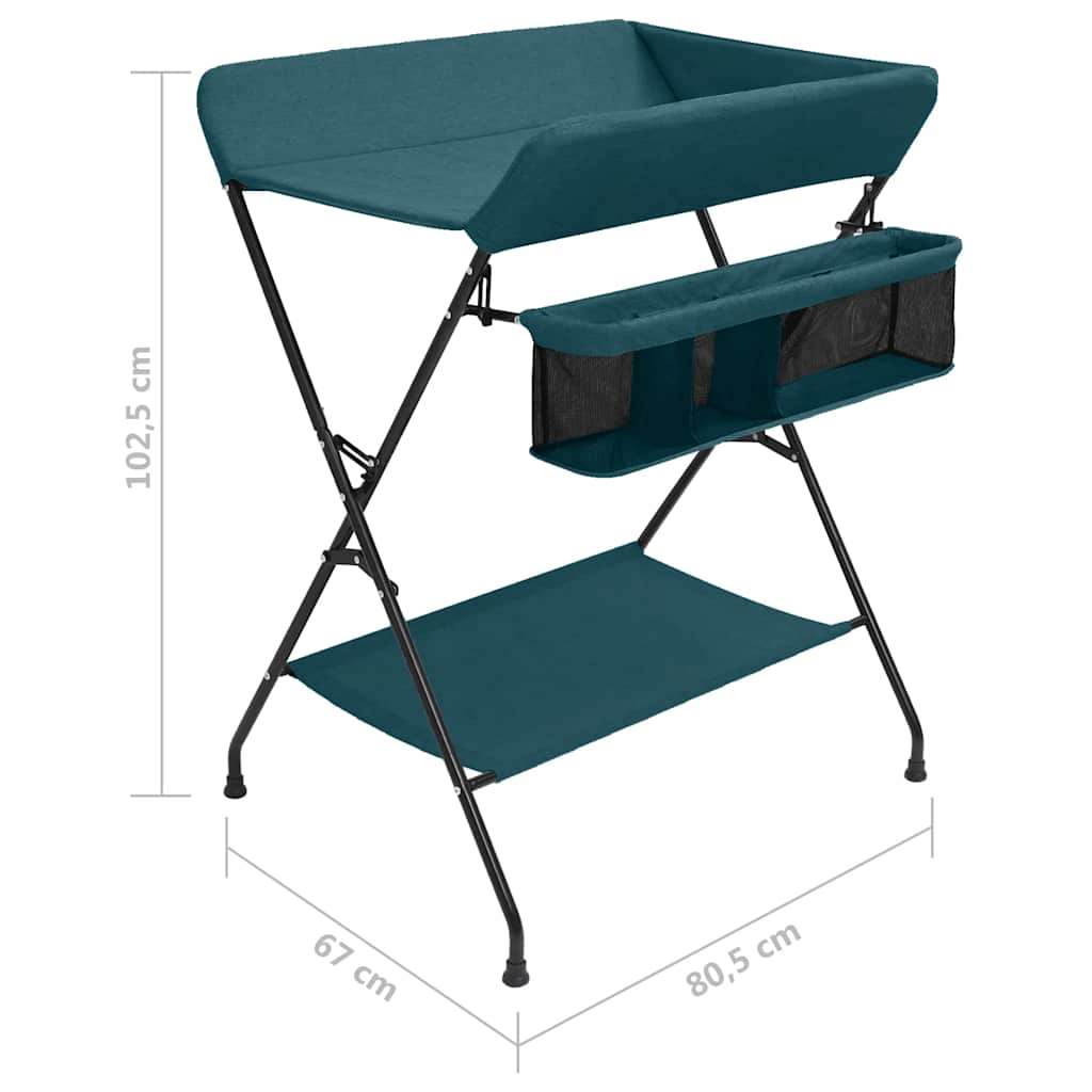 Verschoontafel ijzer groen is nu te koop bij PeponiXL, paradijselijk wonen!