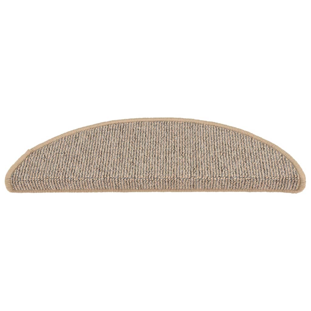 Trapmatten 15 st 56x17x3 cm Bruin Halfrond is nu te koop bij PeponiXL, paradijselijk wonen!