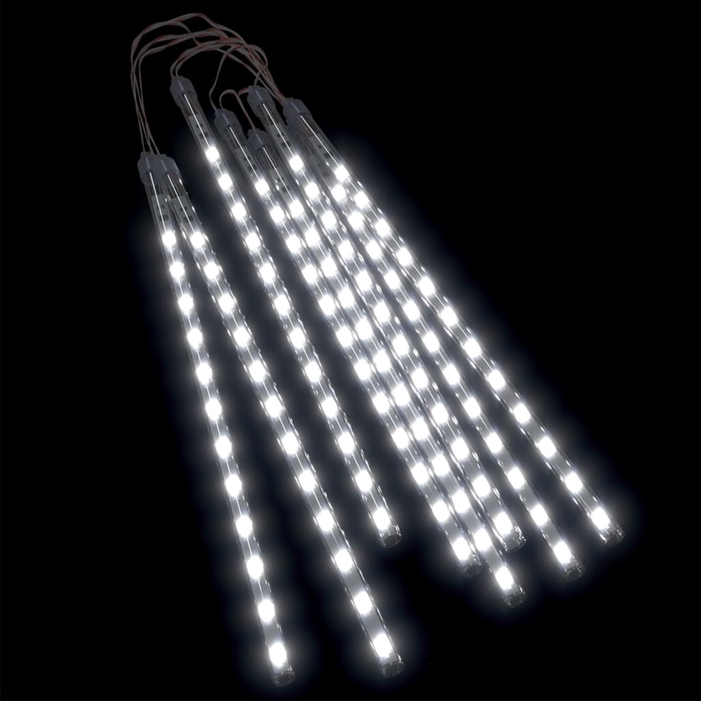 Meteoorlichten 8 st 192 LED's binnen/buiten 30 cm koudwit is nu te koop bij PeponiXL, paradijselijk wonen!