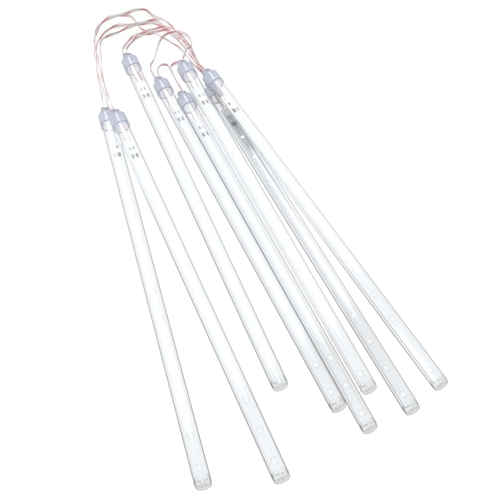 Meteoorlichten 8 st 192 LED's binnen/buiten 30 cm koudwit is nu te koop bij PeponiXL, paradijselijk wonen!