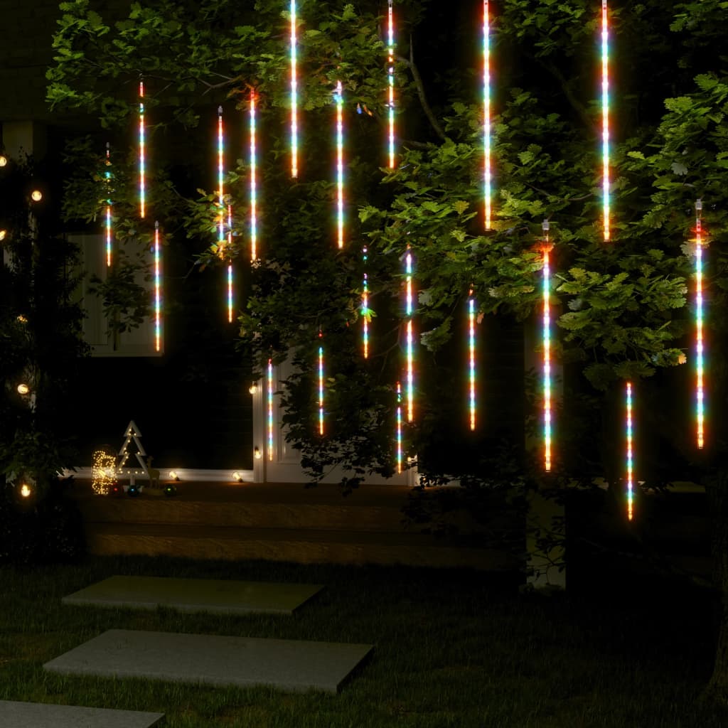 Meteoorlichten 20 st 720 LED's binnen/buiten 50 cm meerkleurig