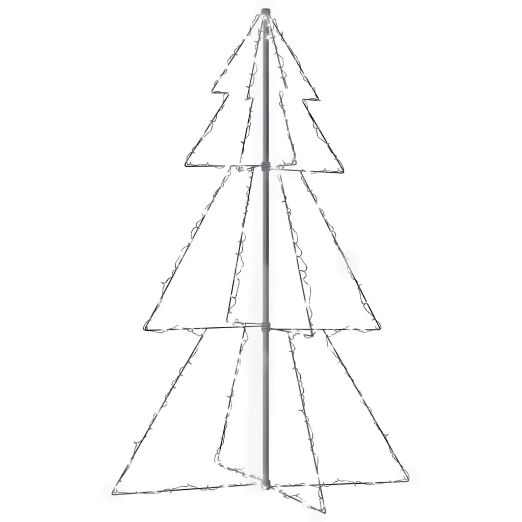 Kegelkerstboom 200 LED's binnen en buiten 98x150 cm