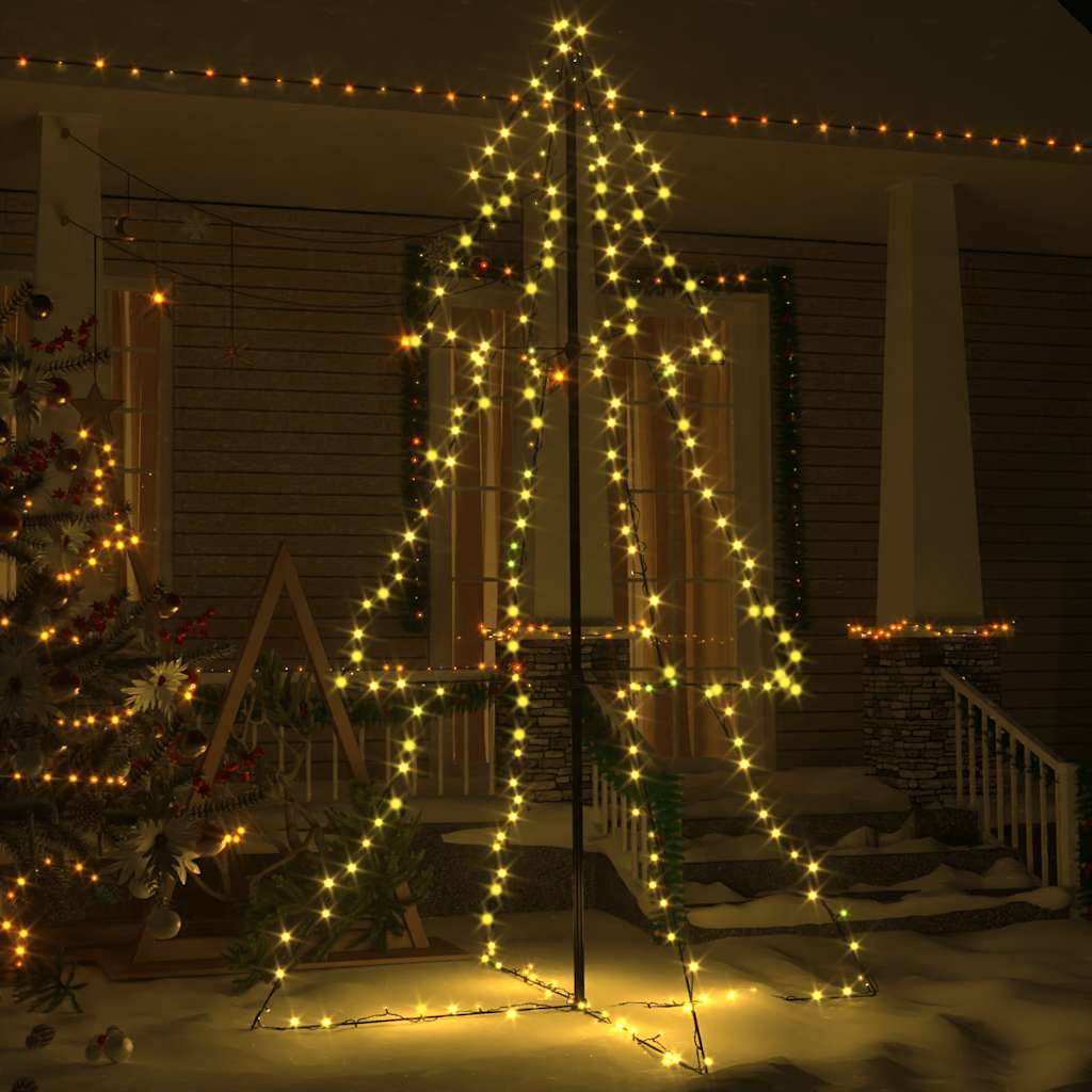 Kegelkerstboom 240 LED's binnen en buiten 118x150 cm is nu te koop bij PeponiXL, paradijselijk wonen!