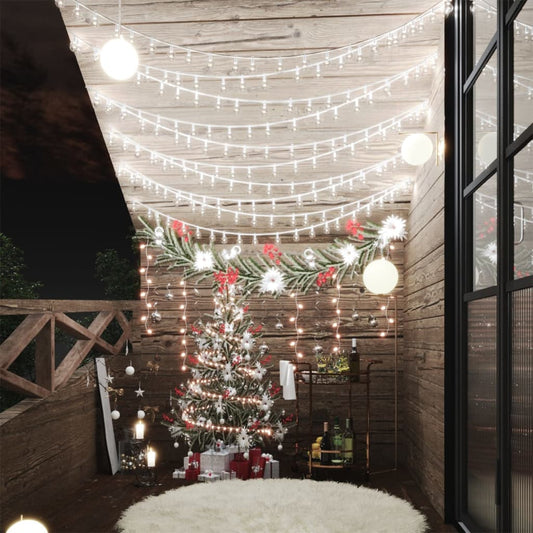 Lichtsnoer met 200 LED's 8 functies koudwit 20 m is nu te koop bij PeponiXL, paradijselijk wonen!