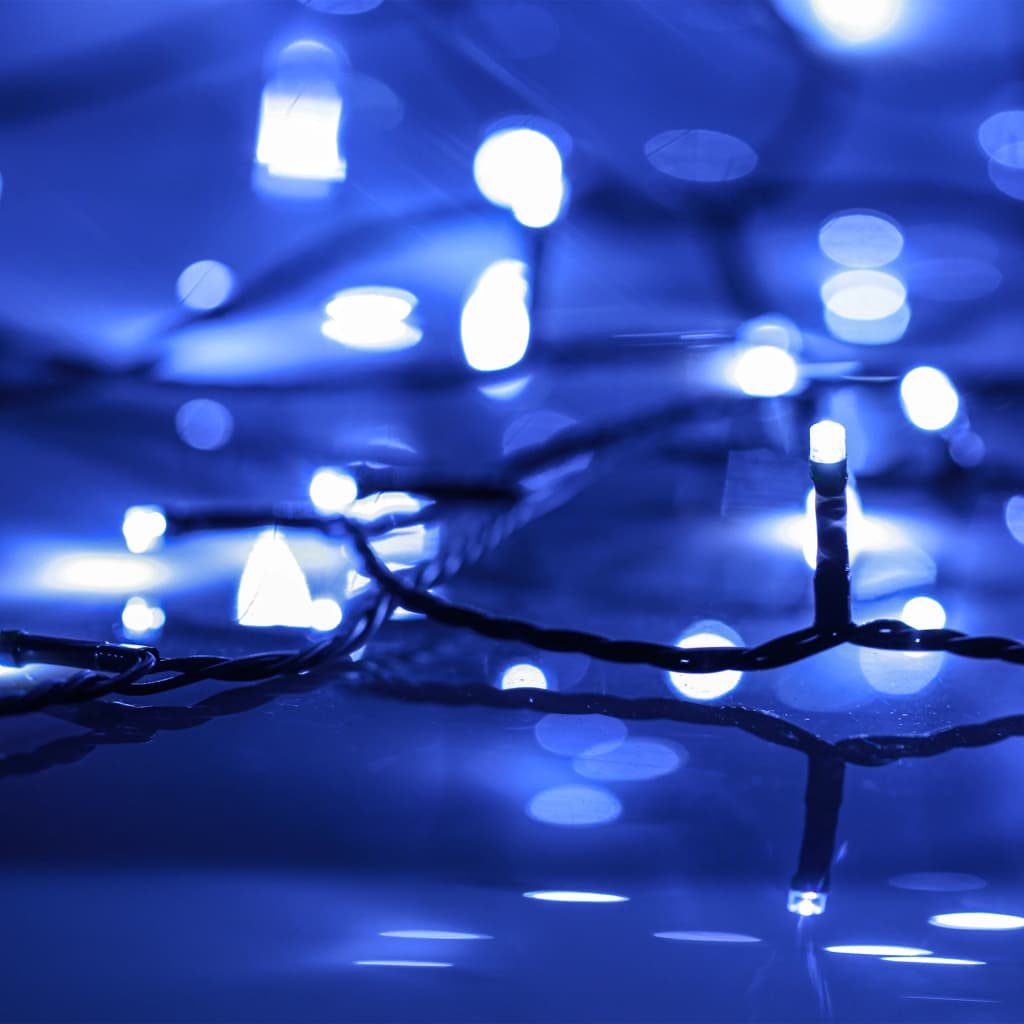 Lichtsnoer met 400 LED's met 8 lichteffecten 40 m blauw is nu te koop bij PeponiXL, paradijselijk wonen!