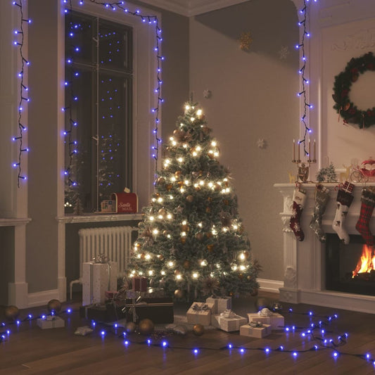 Lichtsnoer met 400 LED's met 8 lichteffecten 40 m blauw is nu te koop bij PeponiXL, paradijselijk wonen!
