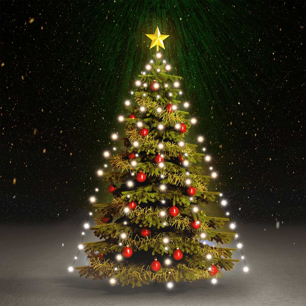 Kerstboomverlichting met 180 LED's koudwit net 180 cm is nu te koop bij PeponiXL, paradijselijk wonen!