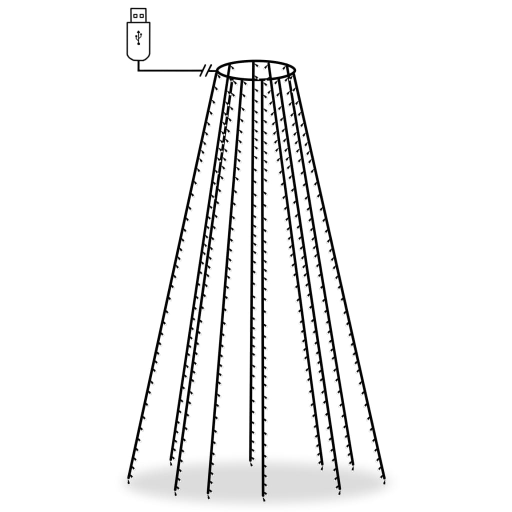 Kerstboomverlichting met 400 LED's koudwit net 400 cm is nu te koop bij PeponiXL, paradijselijk wonen!