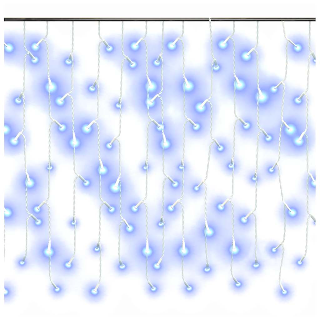Lichtgordijn met 400 LED's en 8 functies 10 m blauw is nu te koop bij PeponiXL, paradijselijk wonen!