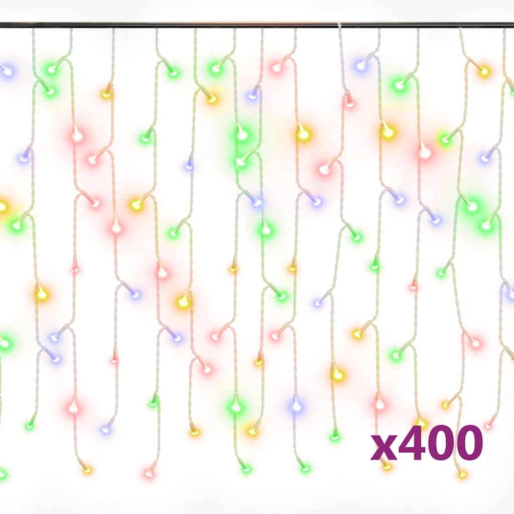 Lichtgordijn met 400 LED's en 8 functies 10 m meerkleurig is nu te koop bij PeponiXL, paradijselijk wonen!
