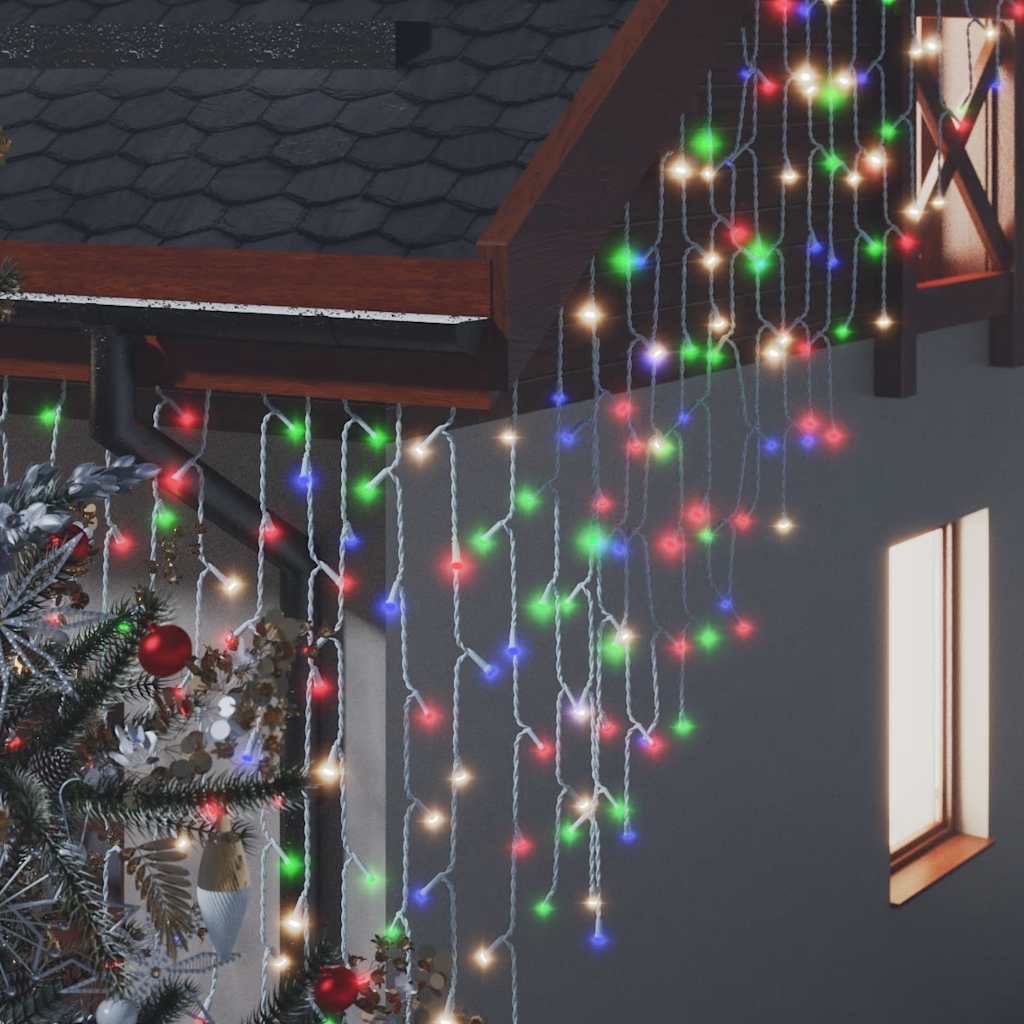 Lichtgordijn met 400 LED's en 8 functies 10 m meerkleurig is nu te koop bij PeponiXL, paradijselijk wonen!