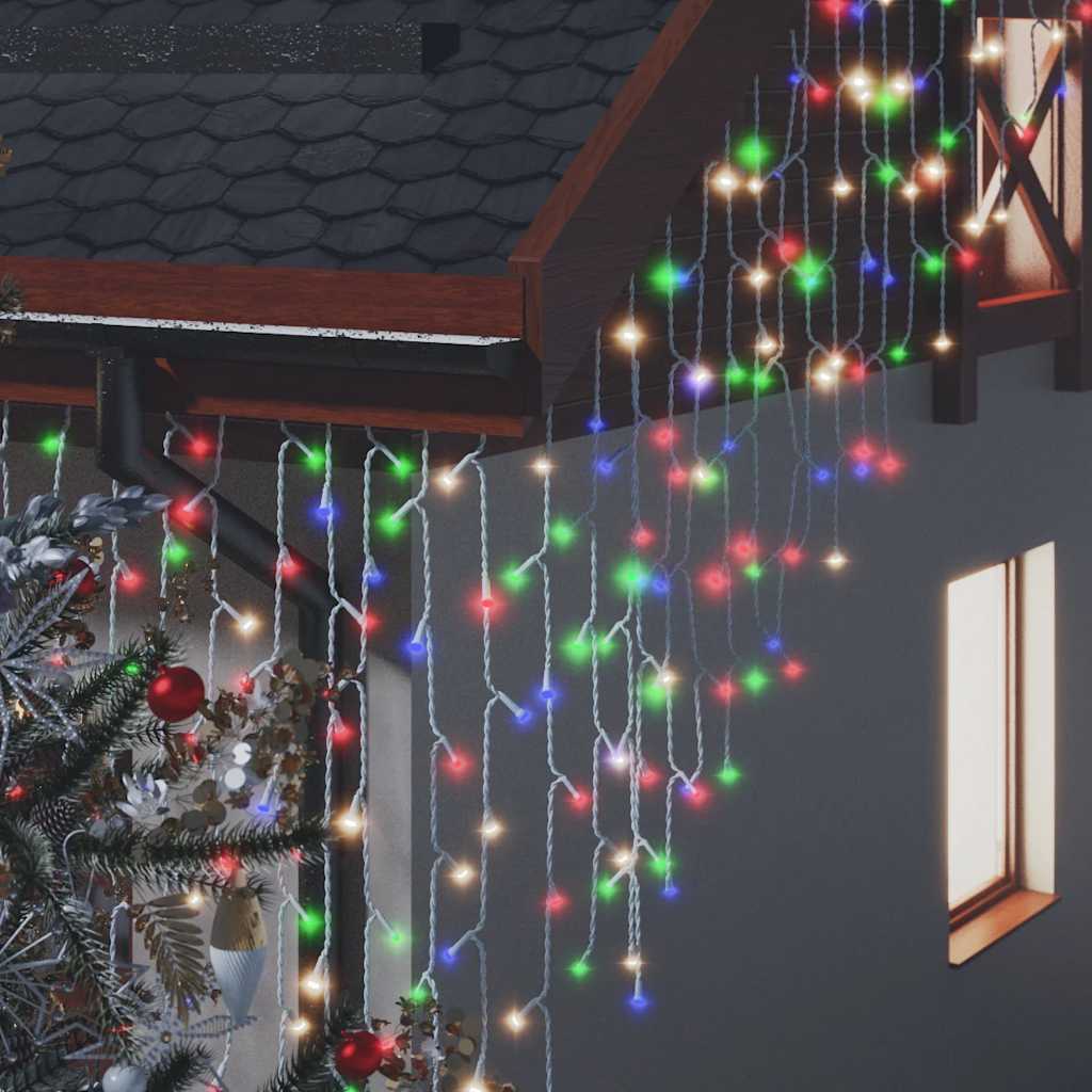 Lichtgordijn met 400 LED's en 8 functies 10 m meerkleurig is nu te koop bij PeponiXL, paradijselijk wonen!