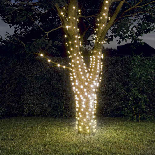 5 st Lichtslinger met 200 LED's solar binnen/buiten warmwit is nu te koop bij PeponiXL, paradijselijk wonen!