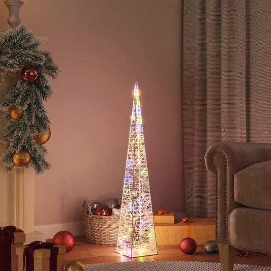 Lichtkegel decoratief LED 90 cm acryl meerkleurig is nu te koop bij PeponiXL, paradijselijk wonen!