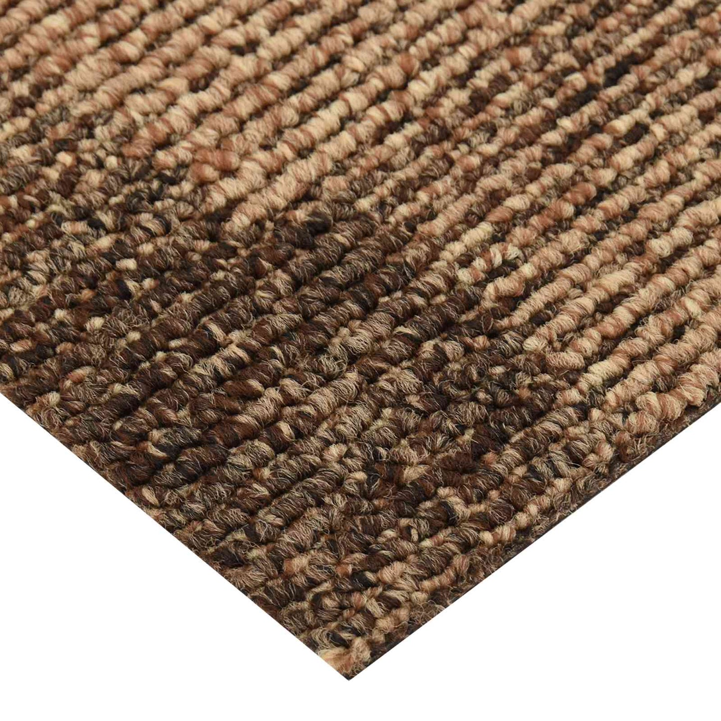 Vloertapijt 20 pcs Bruin 50 x 50 cm PP is nu te koop bij PeponiXL, paradijselijk wonen!