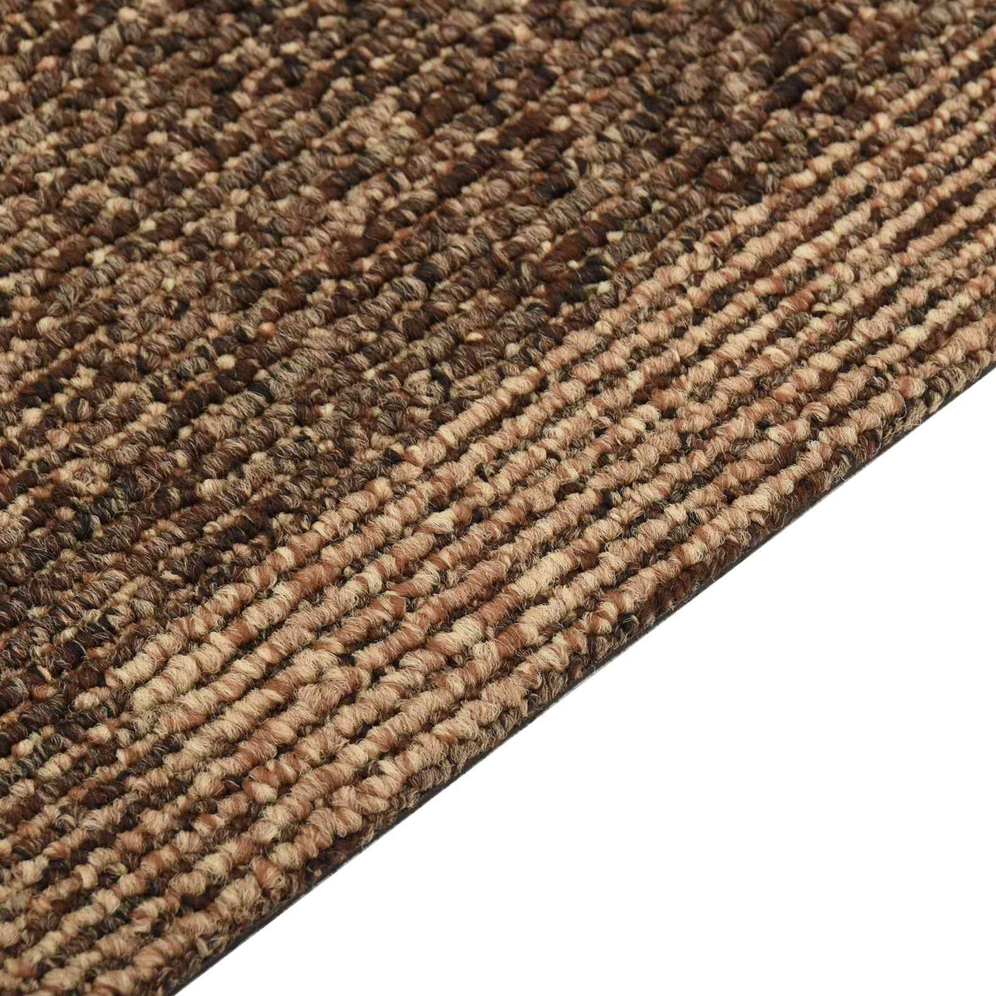 Vloertapijt 20 pcs Bruin 50 x 50 cm PP is nu te koop bij PeponiXL, paradijselijk wonen!