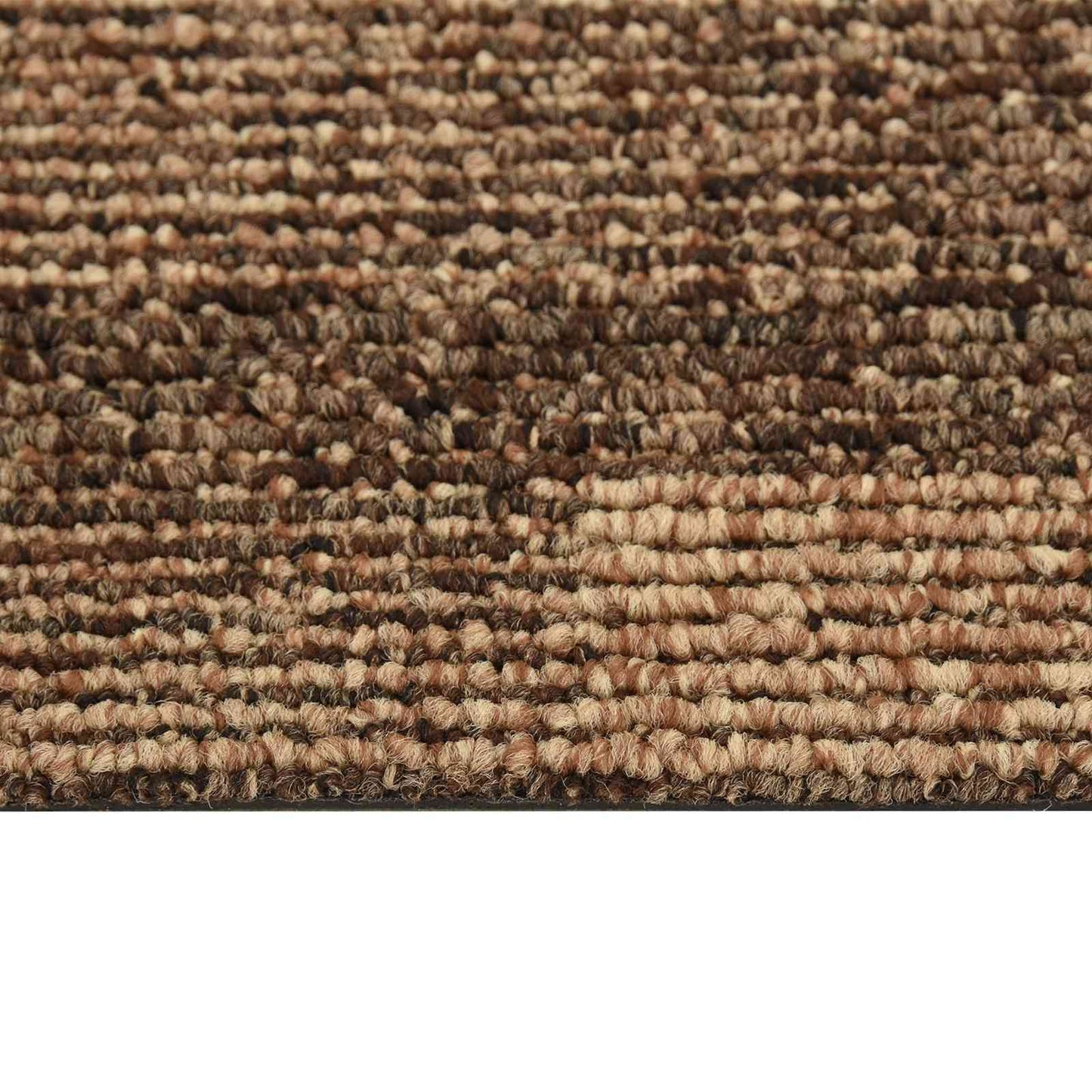 Vloertapijt 20 pcs Bruin 50 x 50 cm PP is nu te koop bij PeponiXL, paradijselijk wonen!