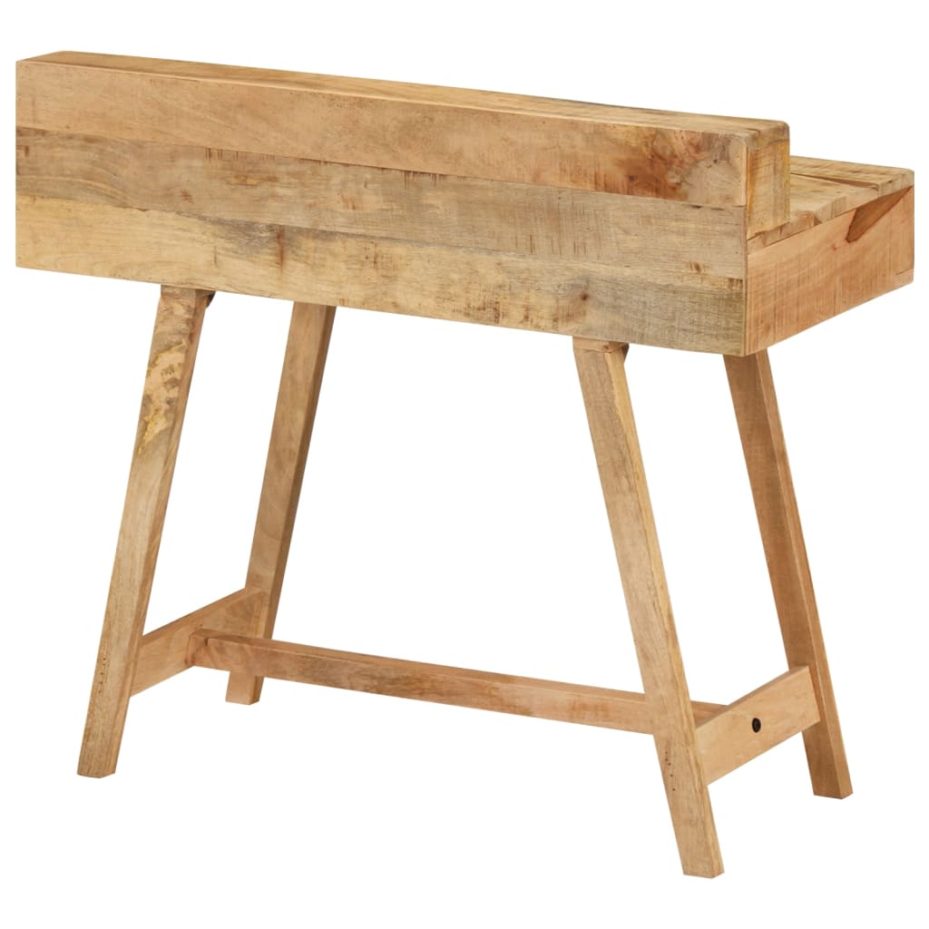 Bureau 100x45x90 cm massief ruw mangohout is nu te koop bij PeponiXL, paradijselijk wonen!