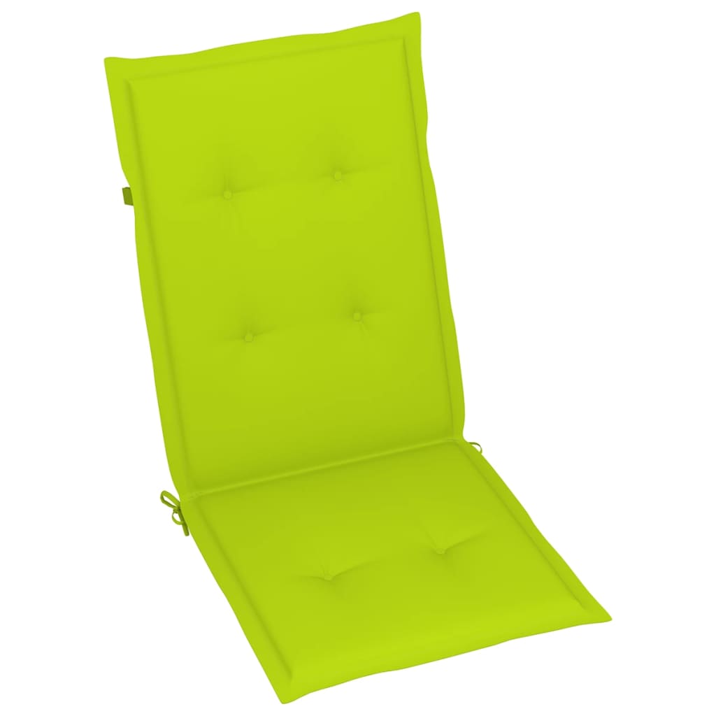 Tuinstoelen 8 st verstelbaar met kussens massief teakhout is nu te koop bij PeponiXL, paradijselijk wonen!