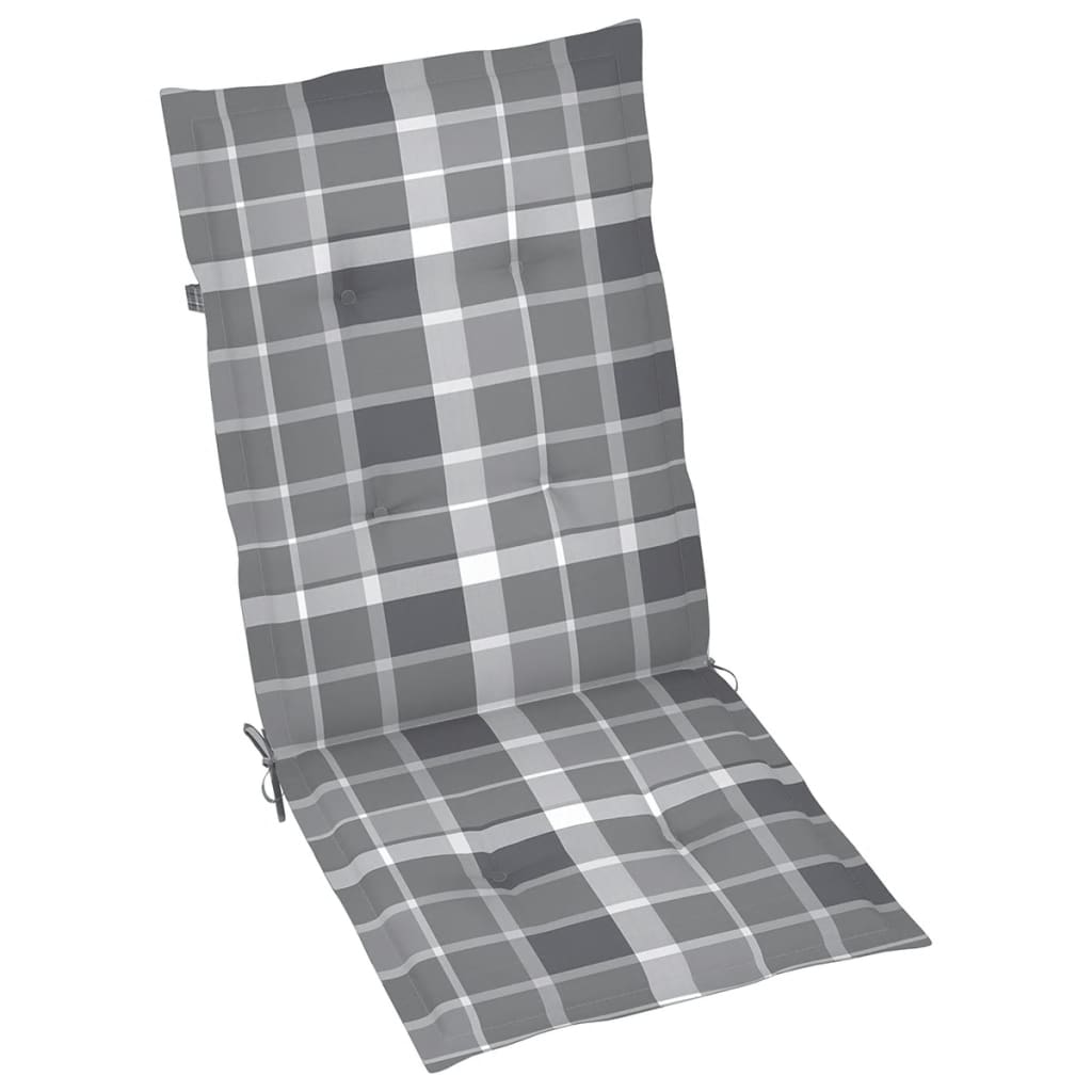Tuinstoelen 8 st verstelbaar met kussens massief teakhout is nu te koop bij PeponiXL, paradijselijk wonen!