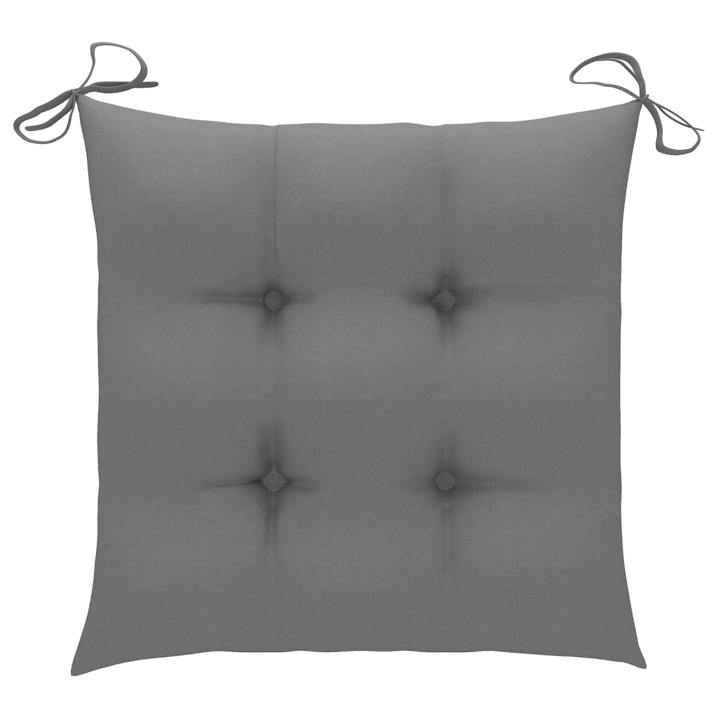 Tuinstoelen 4 st inklapbaar met kussens massief teakhout is nu te koop bij PeponiXL, paradijselijk wonen!