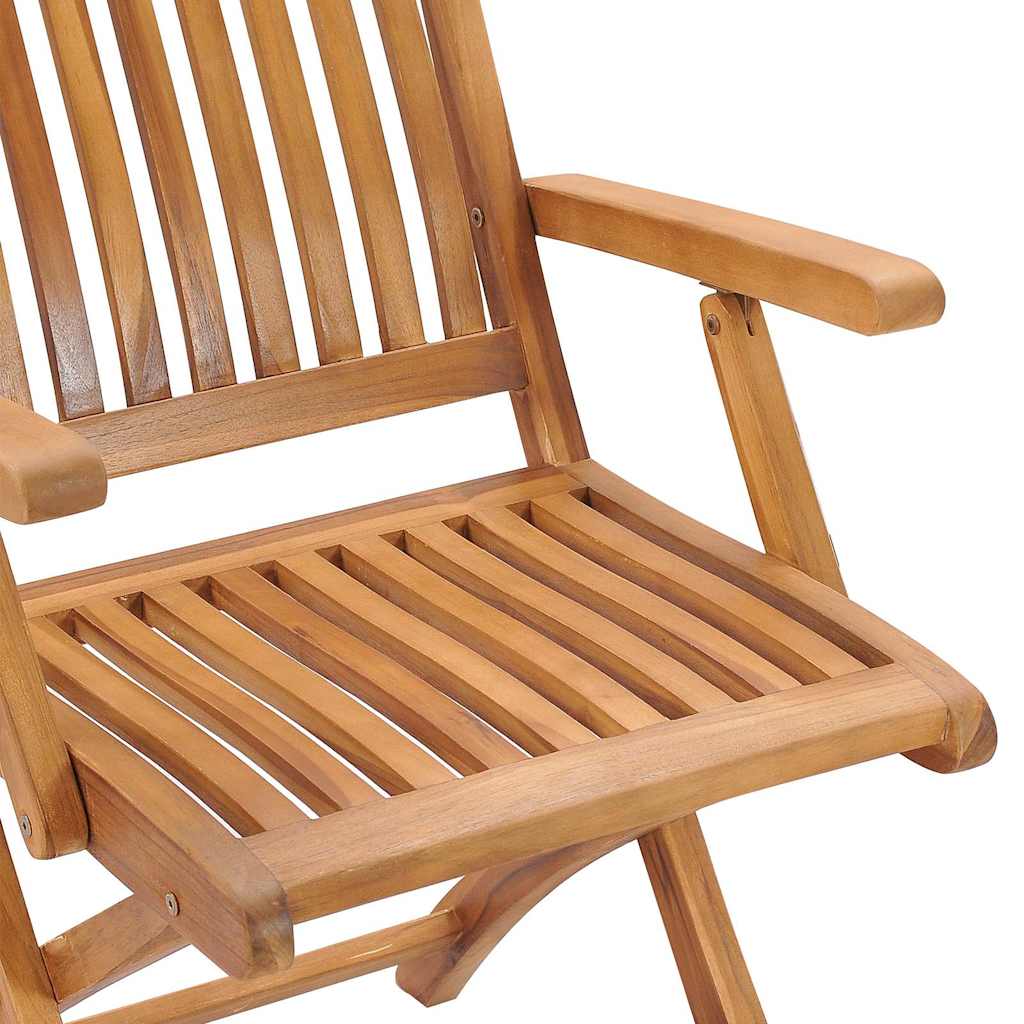 Tuinstoelen 8 st inklapbaar met kussens massief teakhout is nu te koop bij PeponiXL, paradijselijk wonen!
