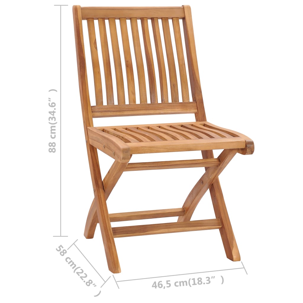 Tuinstoelen 6 st inklapbaar met kussens massief teakhout is nu te koop bij PeponiXL, paradijselijk wonen!
