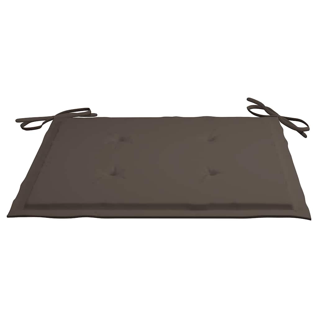 Tuinstoelen 8 st met taupe kussens massief teakhout is nu te koop bij PeponiXL, paradijselijk wonen!