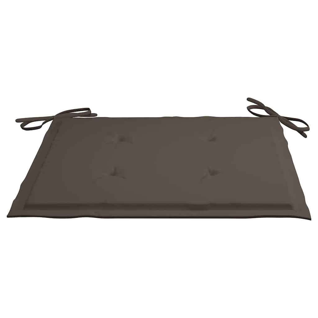 Tuinstoelen 8 st met taupe kussens massief teakhout is nu te koop bij PeponiXL, paradijselijk wonen!