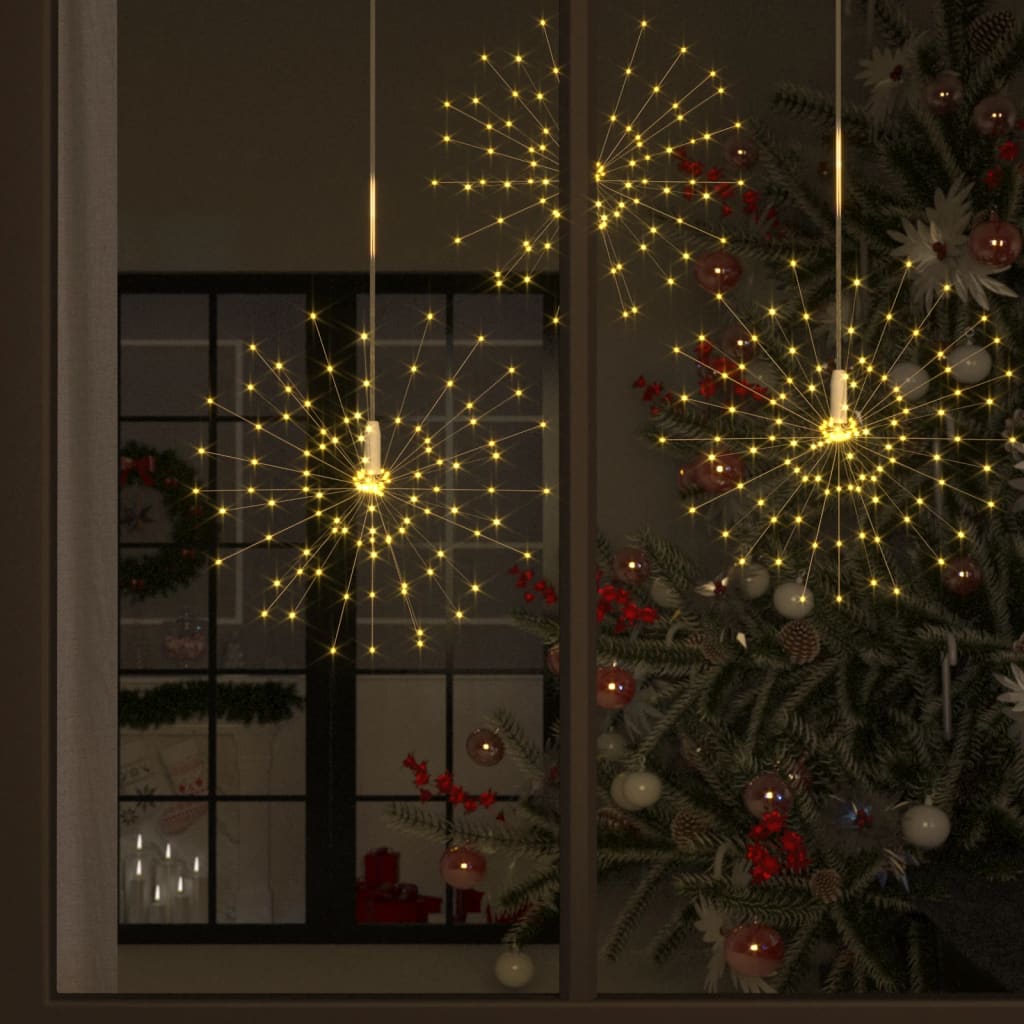 Kerstverlichting vuurwerk 10 st 1400 LED's buiten 20 cm warmwit is nu te koop bij PeponiXL, paradijselijk wonen!