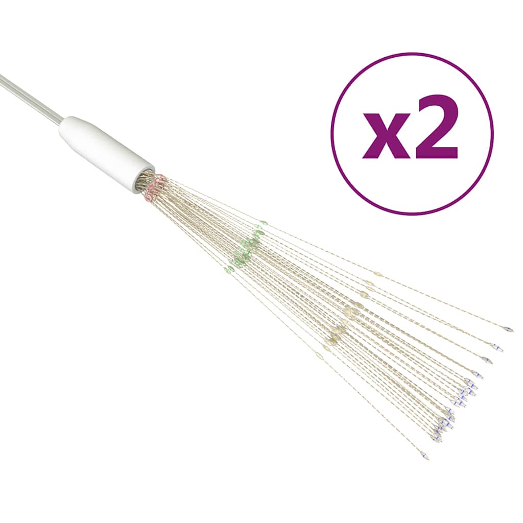 2 st Kerstverlichting vuurwerk 280 LED's 20 cm meerkleurig is nu te koop bij PeponiXL, paradijselijk wonen!