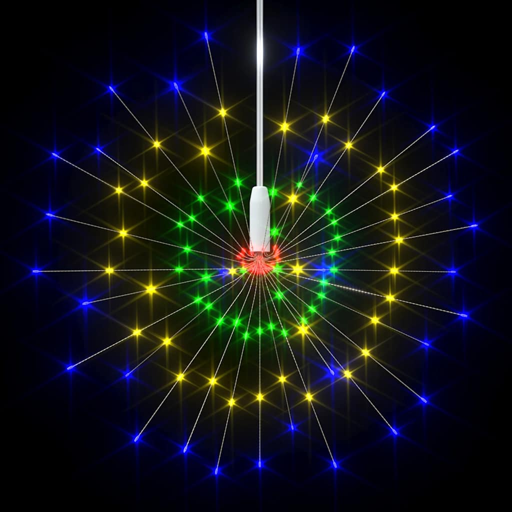 2 st Kerstverlichting vuurwerk 280 LED's 20 cm meerkleurig is nu te koop bij PeponiXL, paradijselijk wonen!