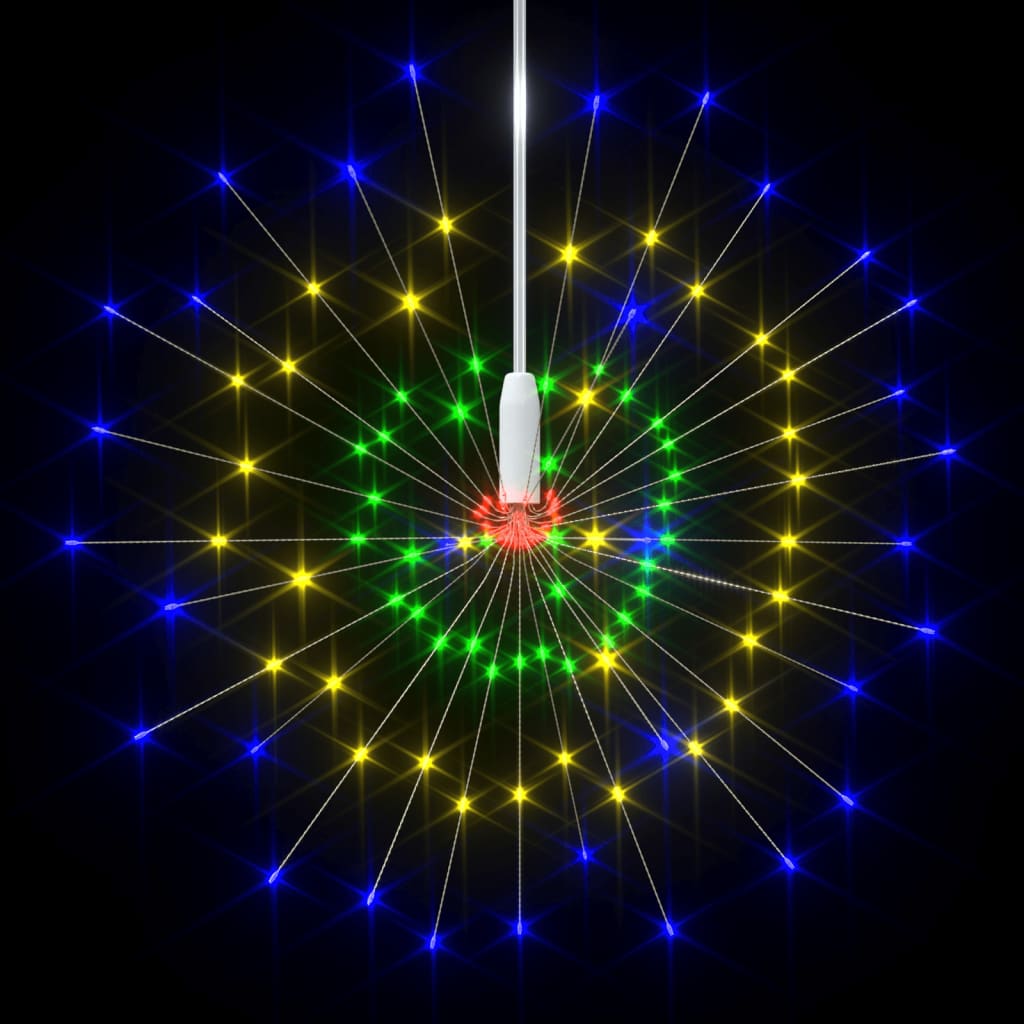 4 st Kerstverlichting vuurwerk 560 LED's 20 cm meerkleurig is nu te koop bij PeponiXL, paradijselijk wonen!