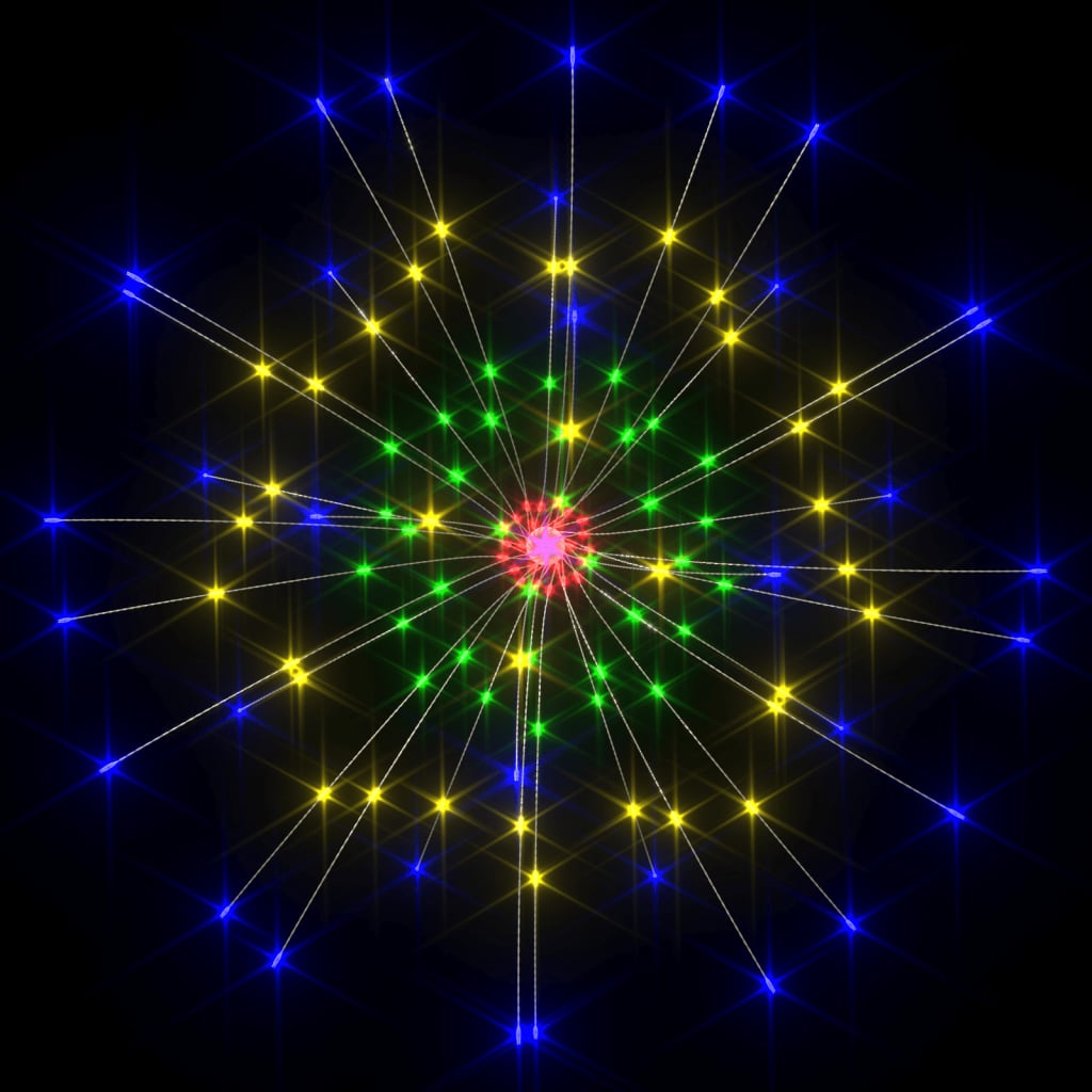 4 st Kerstverlichting vuurwerk 560 LED's 20 cm meerkleurig is nu te koop bij PeponiXL, paradijselijk wonen!
