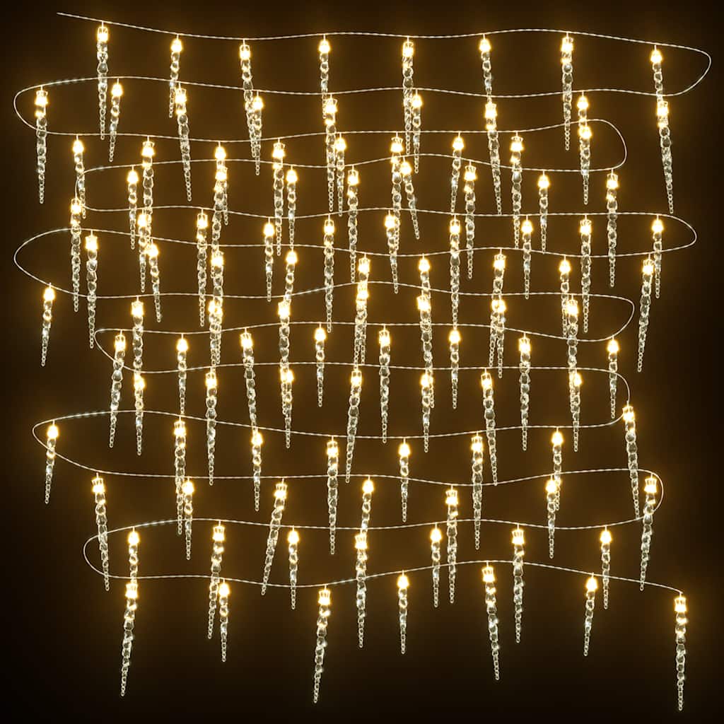 Kerstverlichting ijspegel met 40 LED's acryl warmwit is nu te koop bij PeponiXL, paradijselijk wonen!