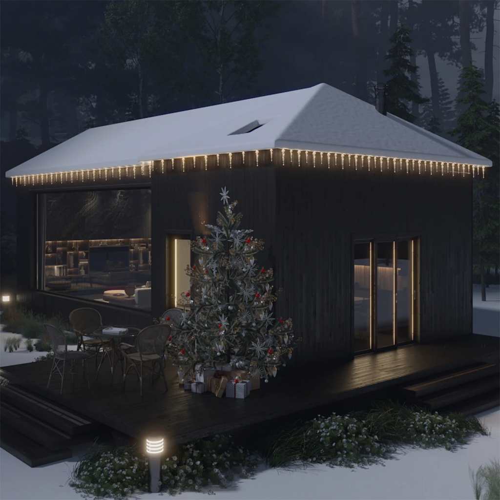 Kerstverlichting ijspegel met 40 LED's acryl warmwit is nu te koop bij PeponiXL, paradijselijk wonen!