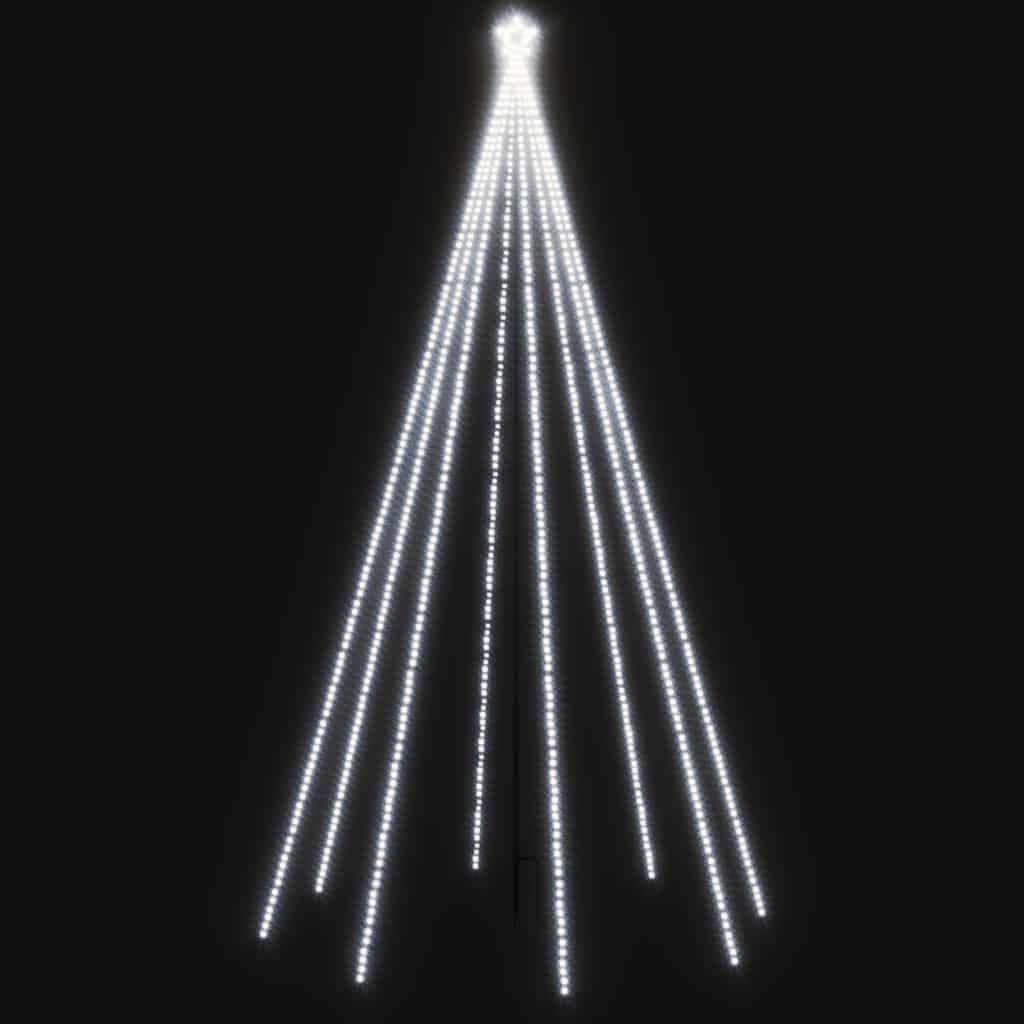 Kerstboomverlichting waterval met 400 LED's binnen buiten 2,5 m is nu te koop bij PeponiXL, paradijselijk wonen!