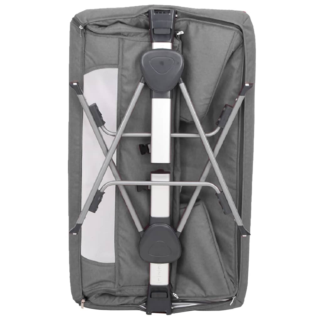 Babybed met matras linnen donkergrijs is nu te koop bij PeponiXL, paradijselijk wonen!